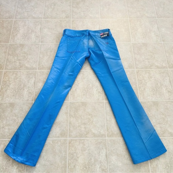 NWT  Diesel Women Satin Pants Low Rise Color Wash 27 in Cotton Blend Y2K - Picture 10 of 11